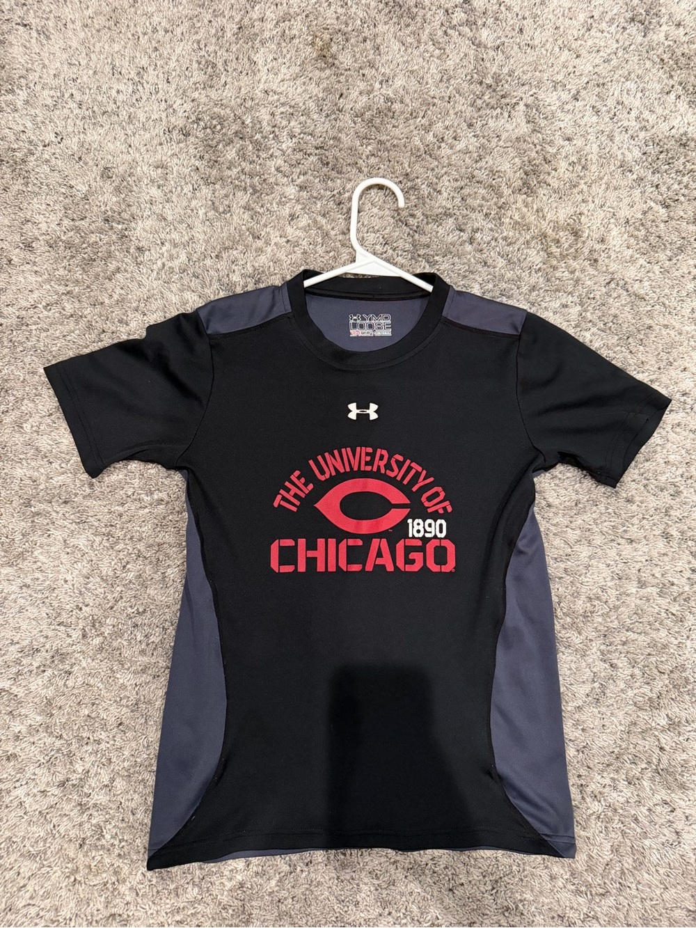 Under Armour Black & Red Chicago Athletic Tee